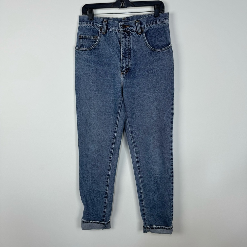 Vintage Retro Pepe Cuffed High Rise Mom Jeans Denim y2k trendy